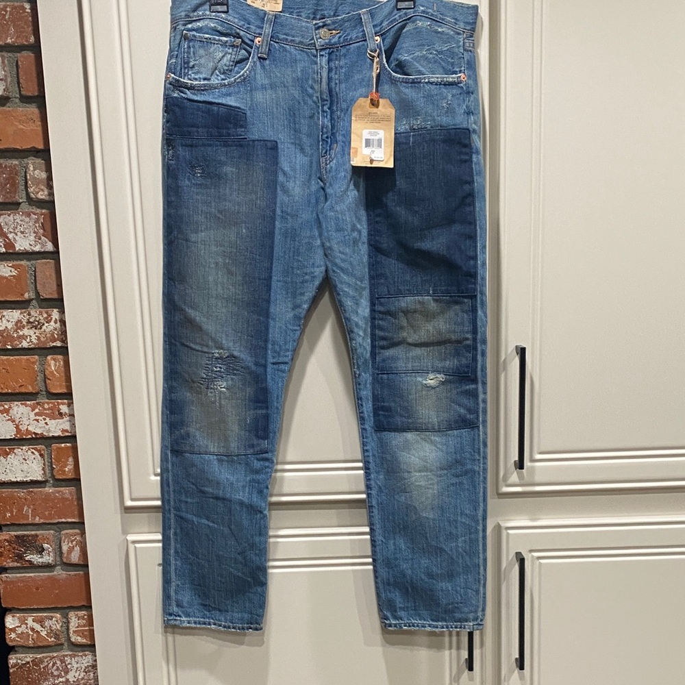 NEW ralph lauren kingston patch jeans 31